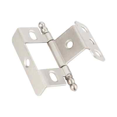 Satin Nickel 270 Degree Full Wrap For 3/4'' Frame/Door Inset Flush Cabinet Hinge