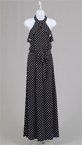 bebe polka dot dress