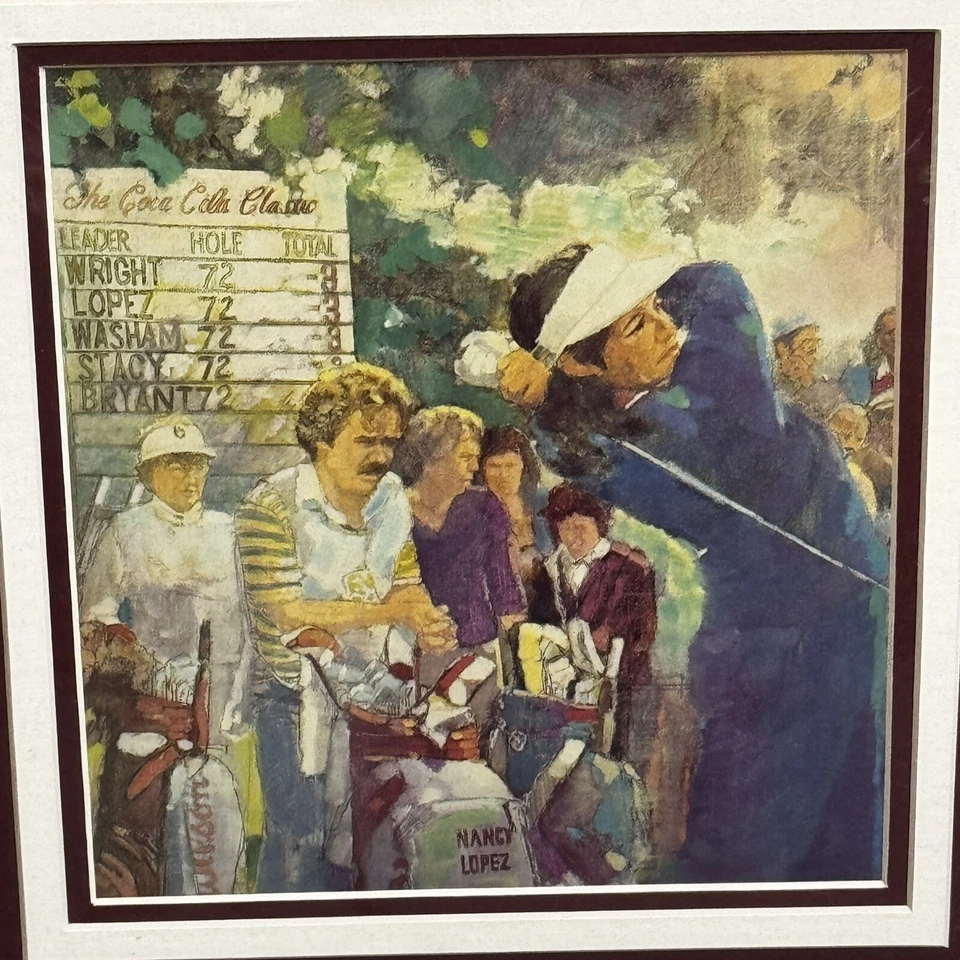 Nancy Lopez HOF Golf Signed 3x5 index Card Hall of Fame women's golf Pro no date - Image 3 of 3