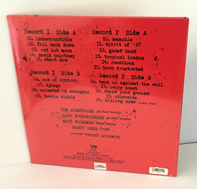 RANCID indestructible VINYL 2Lp DOUBLE Record , SEALED / NEW