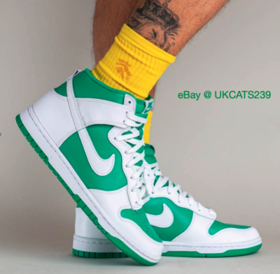 Nike Dunk High Green / White ナイキ ダンク ハイ DV0829-300 Nike Dunk Hi Retro Shoes Stadium Green White DV0829-300