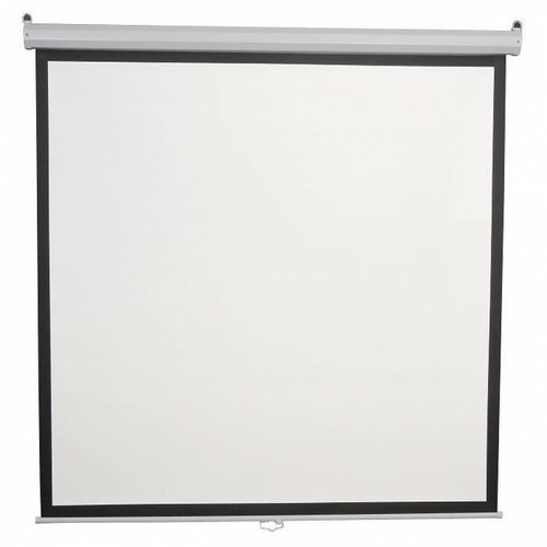 Telo proiezione video schermo montaggio parete e a soffitto 213 x 213 cm 118" - Foto 2 di 5