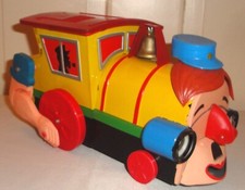 Rare & Vintage Bandai Toy Tin Battery Operated Train (1960s), Japan
