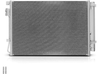 A/C Condenser For 18-21 Kia Hyundai Rio Accent 1.6L 4 Cyl GL GLS SEL SE KD24C7
