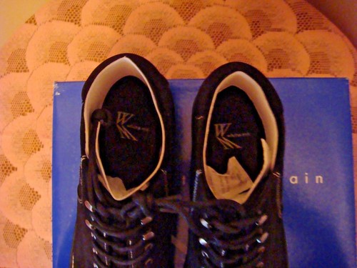 White Mountain Water Resistant Nubuck Leather Lace-up Ankle Boots BLACK 9 1/2 - Picture 7 of 12