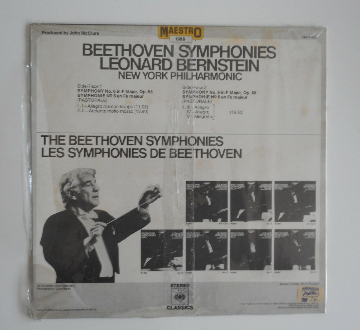 【中古】 Symphonies 4 ＆ 5 Beethoven ,Bernstein ,Nyp Ludwig van Beethoven, Leonard Bernstein, New York