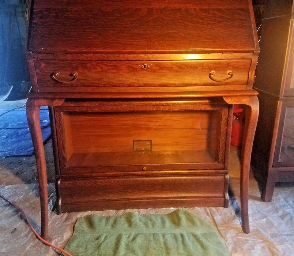 GLOBE WERNICKE DESK BOOKCASE LEG MOUNTING HARDWARE! ONLY EBAY SOURCE EVER!! - Image 2 of 4