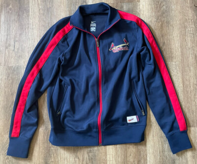 St Louis Cardinals Nike Cooperstown Collection Full Zip Jacket Sz