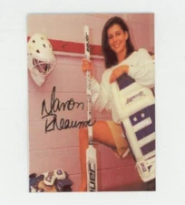 Manon Rheaume - 1992 METAL Hockey Card - Tampa Bay