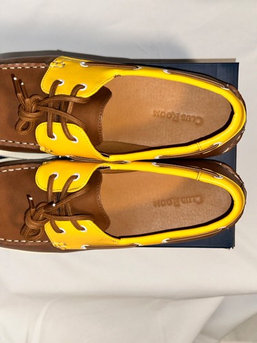 Club Room Herren Elliot Bootsschuhe Farbe hellbraun gelb Größe 12M - (0058) - Bild 6 von 7