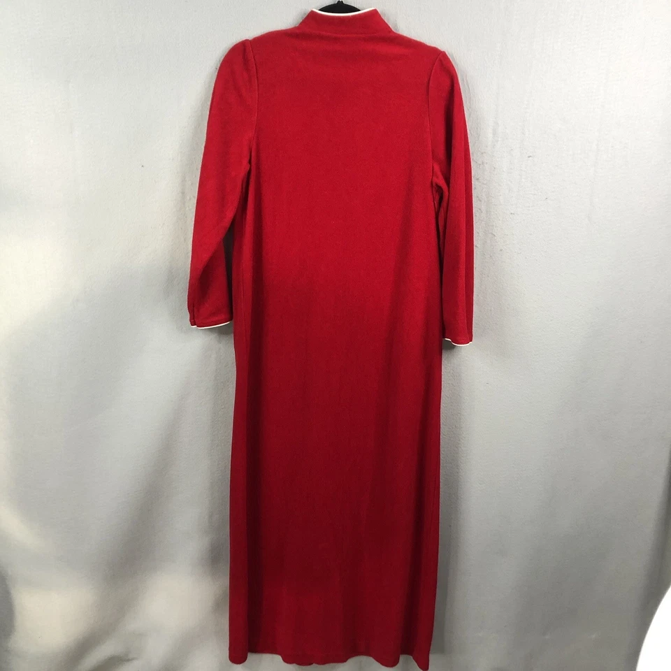 Bata Appel vintage para mujer pequeña terciopelo rojo Navidad abuela femenina Foto 2 de 4