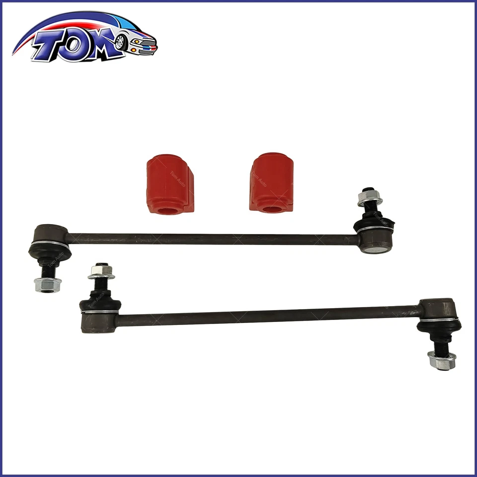 Links de barra oscilante 4 peças + buchas para 2003-2010 Chevrolet Cobalt Pontiac G5 Saturn - Imagem 2 de 4