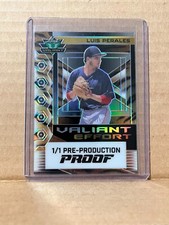 Luis Perales 2024 Leaf Metal Baseball 1/1 Pre Production Proof