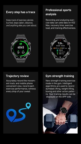 2024 Smartwatch Armbanduhr Blutdruck Fitness Tracker Herren Damen Samsung Huawei - Bild 9 von 13