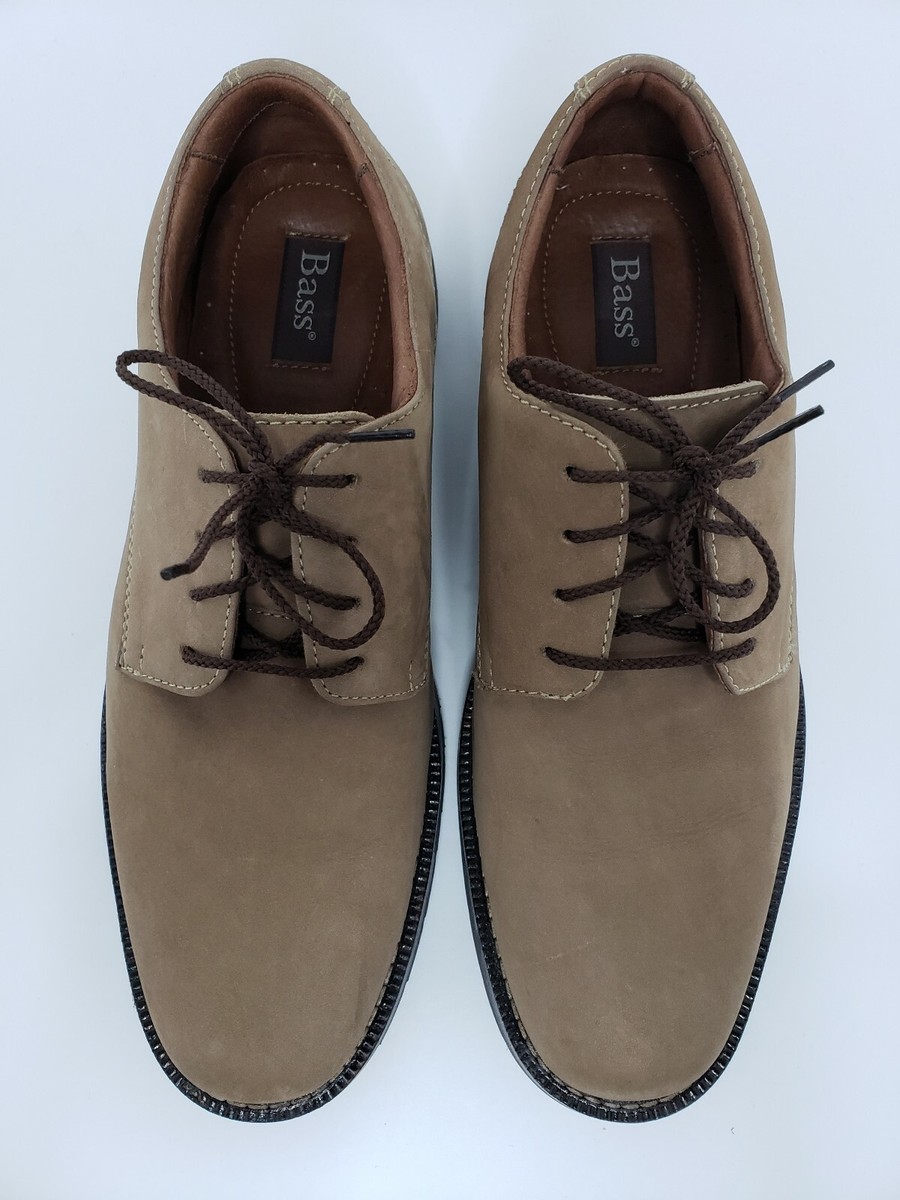 Bass Flex Tan Suede Plain Toe Oxfords  display picture 1