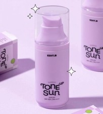 EDIT.B Sunday Tone-Up Sun Serum Bora 55ml All-in-One Foundation Free
