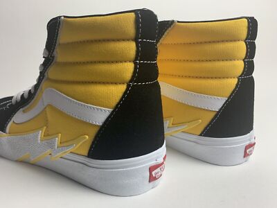 Vans Sk8-Hi Lightning Bolt Suede Skate Shoes Freesia Yellow  display picture 3