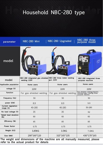Laser piccola saldatrice portatile piccola protezione gas anidride carbonica NBC-280 - Foto 18 di 30