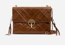 Vanessa Bruno Moon Bag In Caramel Leather