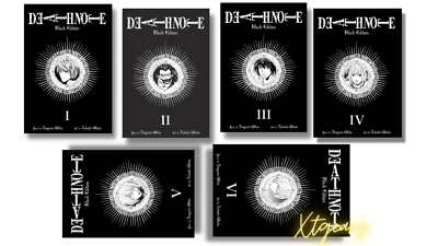 DEATH NOTE Black edition デスノート　英語版　全巻セット Death Note Bundle, Black Edition Vol. 1-6 English paperback