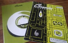 Two Ceramics monthly magazines 1955 & 1974 enamelling primitive raku oven