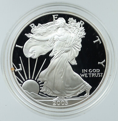2003 UNITED STATES USA American Eagle & Liberty PROOF SILVER