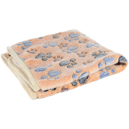 Warm Pet Dog Cat Paw Print Fleece Blanket Dog Cat Fleece Blanket Bed Mat Cover - Picture 14 of 35