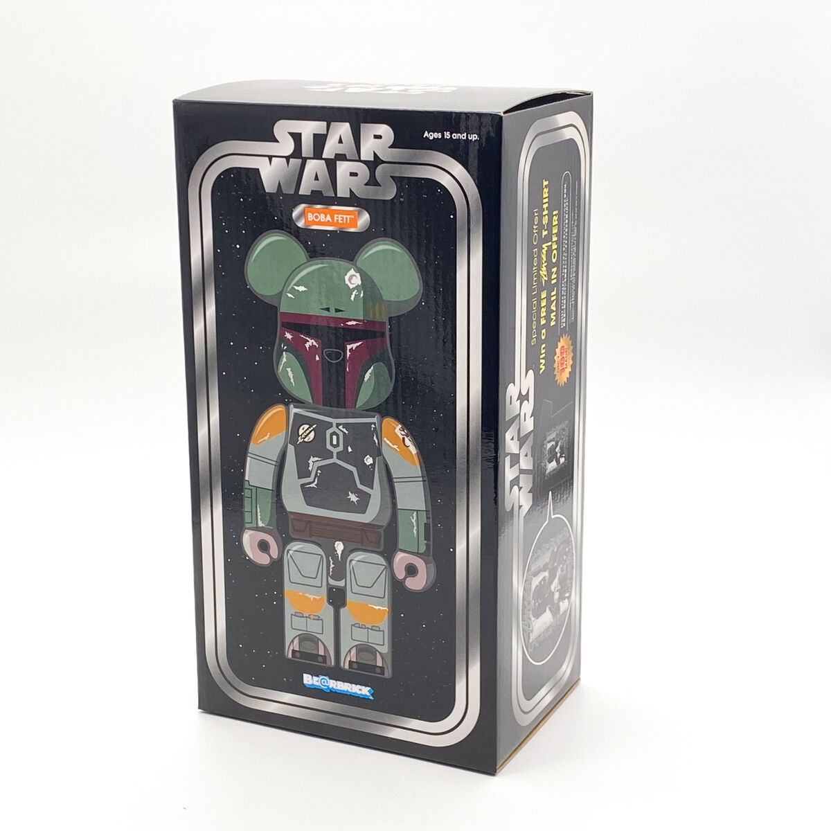 Bearbrick 400 Boba Fett Stussy Star Wars Exclusive - 2013 Bearbrick 400 Boba Fett Stussy Star Wars Exclusive - 2013