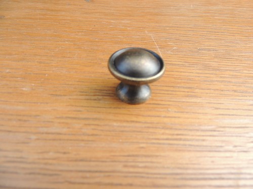 8 New Dark Burnished Brass Finish Drawer/Door Knobs~Cabinet Hardware