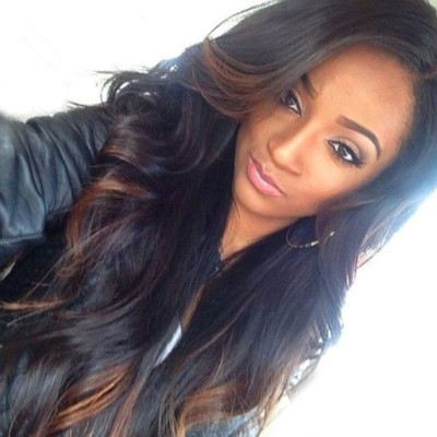 Virgin Ombre LaceFront Wig Ombre Blonde Wave Lace Front Wig Brazilian Virgin Human Hair  main image 3