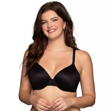 Vanity Fair Effortless Convertable Underwire Bra 78165 Black 38B NWT