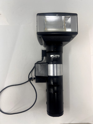 Metz Mecablitz 45 CT-1 Handle Mount Flash Working With Charger & Cord