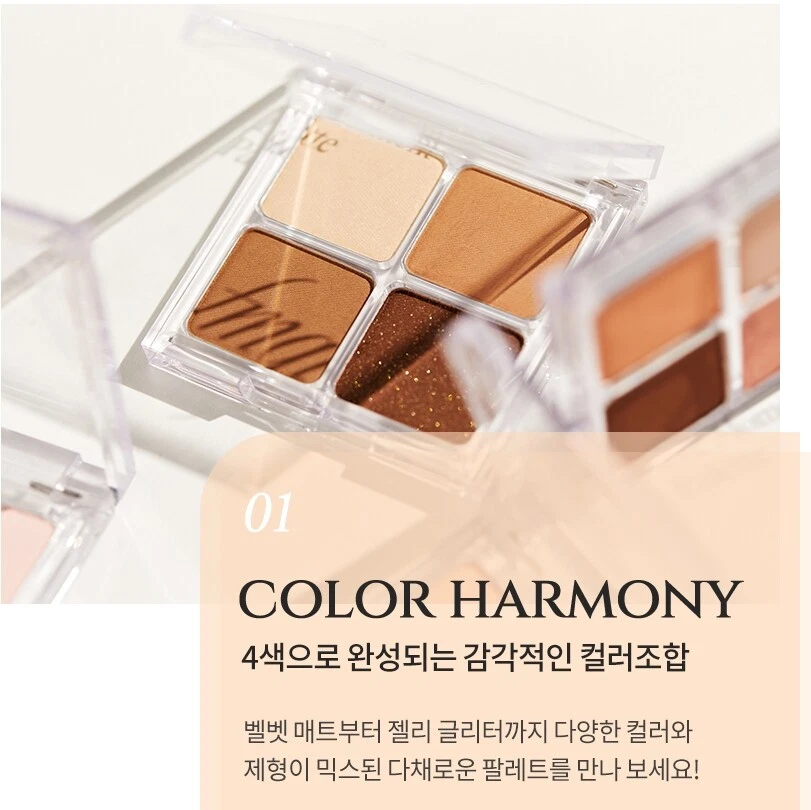 THE FACE SHOP Eye Moment Palette #05 Dear Peach Eye Shadow Korean Cosmetics - Image 4 of 4