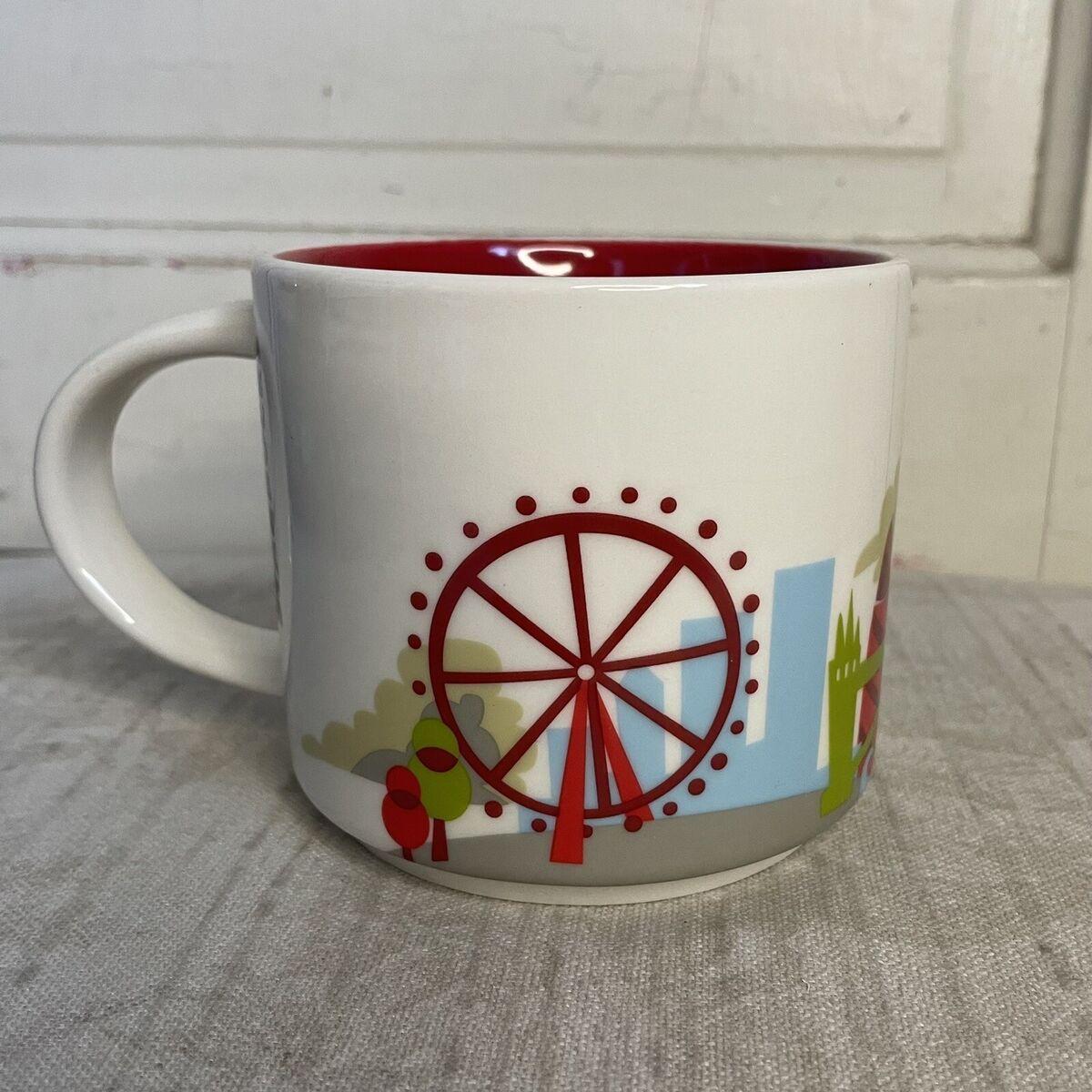 Starbucks London You Are Here Mug 14oz Red Bus England NEW Starbucks London You Are Here Mug 14oz Red Bus England NEW