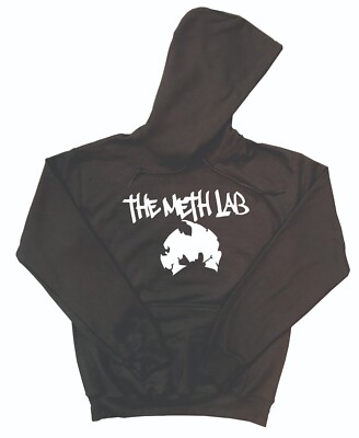 Method Man Hoodie The Meth Lab Design Black w/ White Design