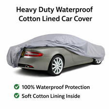 For Jaguar Xf All Years - Premium Hd Fully Waterproof Car Cover Cotton Lined