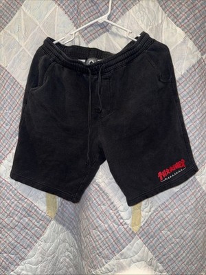 Thrasher Godzilla Black Sweat Shorts Men s Size Small Look At Photos