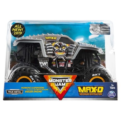 Monster Jam Official Max D Monster Truck, Die-Cast Vehicle 124 Scale