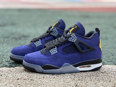 AJ 4 Retro Lakers FV5029-500 Men's Shoe Sizes 4-13