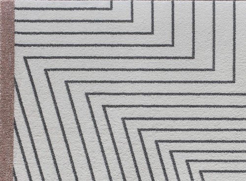 Lines Contemporary Geometric Rug Howlite MN30A 8'0"X10'0" Area Rug - Picture 6 of 9