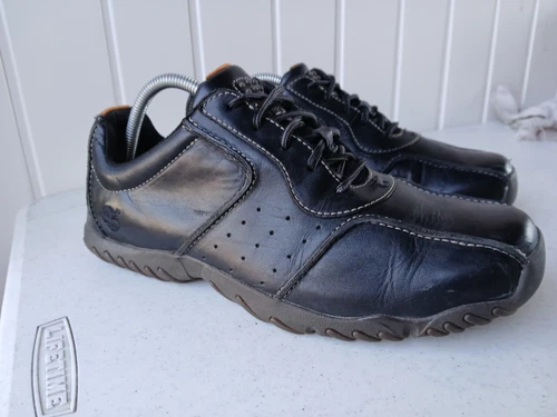 TIMBERLAND Lexington Ave Scarpe Oxford in Pelle Nera Uomo Taglia 10