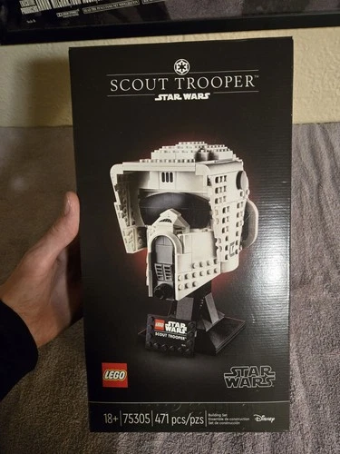 LEGO Star Wars 75305 Scout Trooper Helmet RETIRED New 471 pcs Display Set