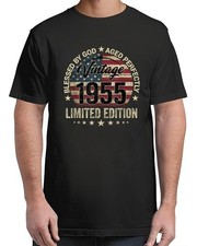 70 Years Old Limited Edition Born 1955 Vintage 70th birthday Adult S-4XL T-Shirt