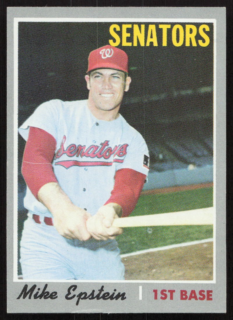 1970 Topps #235 Mike Epstein Washington Senators NR-MINT NO RESERVE!
