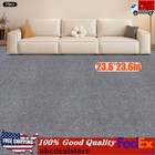 20Pcs Home Anti Slip Self-Adhesive Square Carpets Peel and Stick For Floor Decor