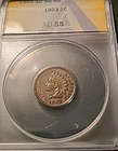 1903 1c Indian Head Cent ANACS AU 55 | About (Almost) Uncirculated