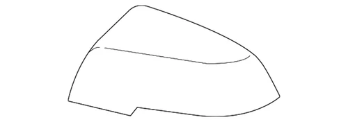 New Genuine BMW Outside Mirror Cover Cap Ri (2012-2021) OE 51167292746