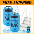 Versatile Heavy Duty Pool Ladder Step Anchors - 50lbs Weight Sandbags (2PCS)