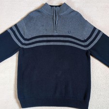 Ralph Lauren Sweater Gray Navy L Used Japan