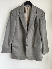 Brooks Brothers Wool Blazer Men's 40R Gray Glen Plaid Made In USA